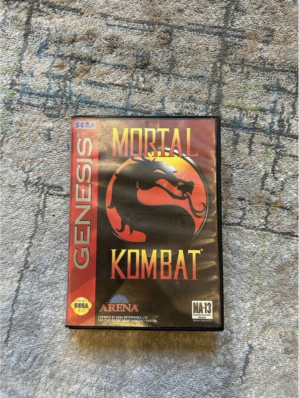 NICE! Mortal Kombat II  2 (Sega Genesis, 1994) Tested. Works. Game + Case